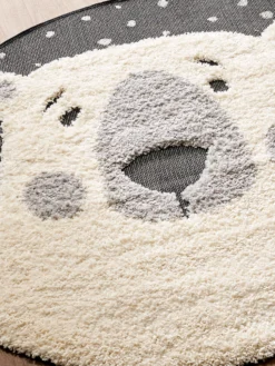 Kinder-Teppich, Dunkelgrau -Haushaltsgegenstände Geschäft Ursus KinderTeppich Grau Dunkelgrau 120rund lup
