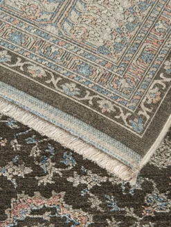 Vintage-Teppich, Silver-Blue 11 Vintage-Teppich, Silver-Blue -Haushaltsgegenstände Geschäft Valdiva VintageTeppich Grau SilverBlue 200x290 wel