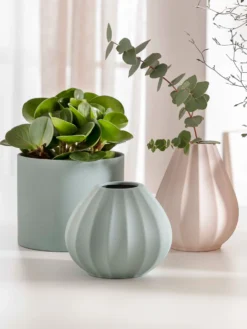 Pflanztopf, Peacock Green -Haushaltsgegenstände Geschäft Vedras Pflanztopf Gruen PeacockGreen mil