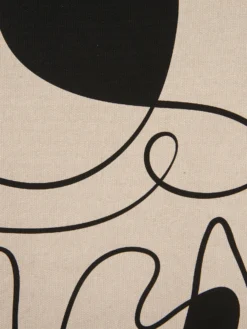 Leinwand-Druck-gerahmt, Beige/Schwarz -Haushaltsgegenstände Geschäft Velara Druckgerahmt Schwarz BeigeSchwarz 40x50 lup