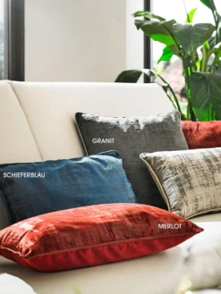 Kissen, Schieferblau