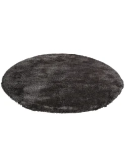 Hochflor-Teppich, Schiefer 6 Hochflor-Teppich, Schiefer -Haushaltsgegenstände Geschäft Vernissage Langflorteppich dunkelgrau schiefer 200rund per2