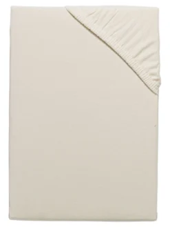 Spannbetttuch, Creme