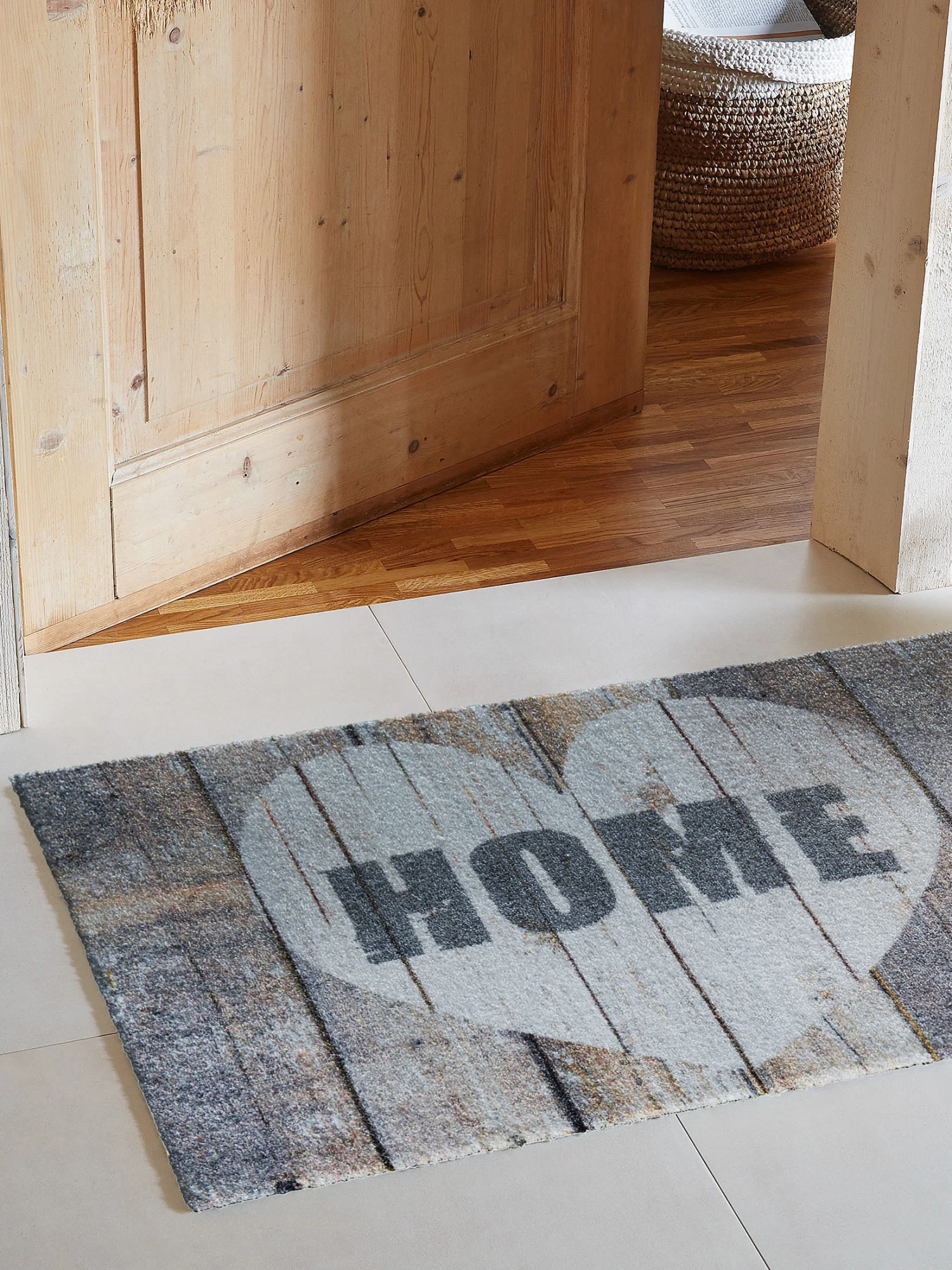 Sauberlaufmatte, Painted Heart-Brown 1 Sauberlaufmatte, Painted Heart-Brown