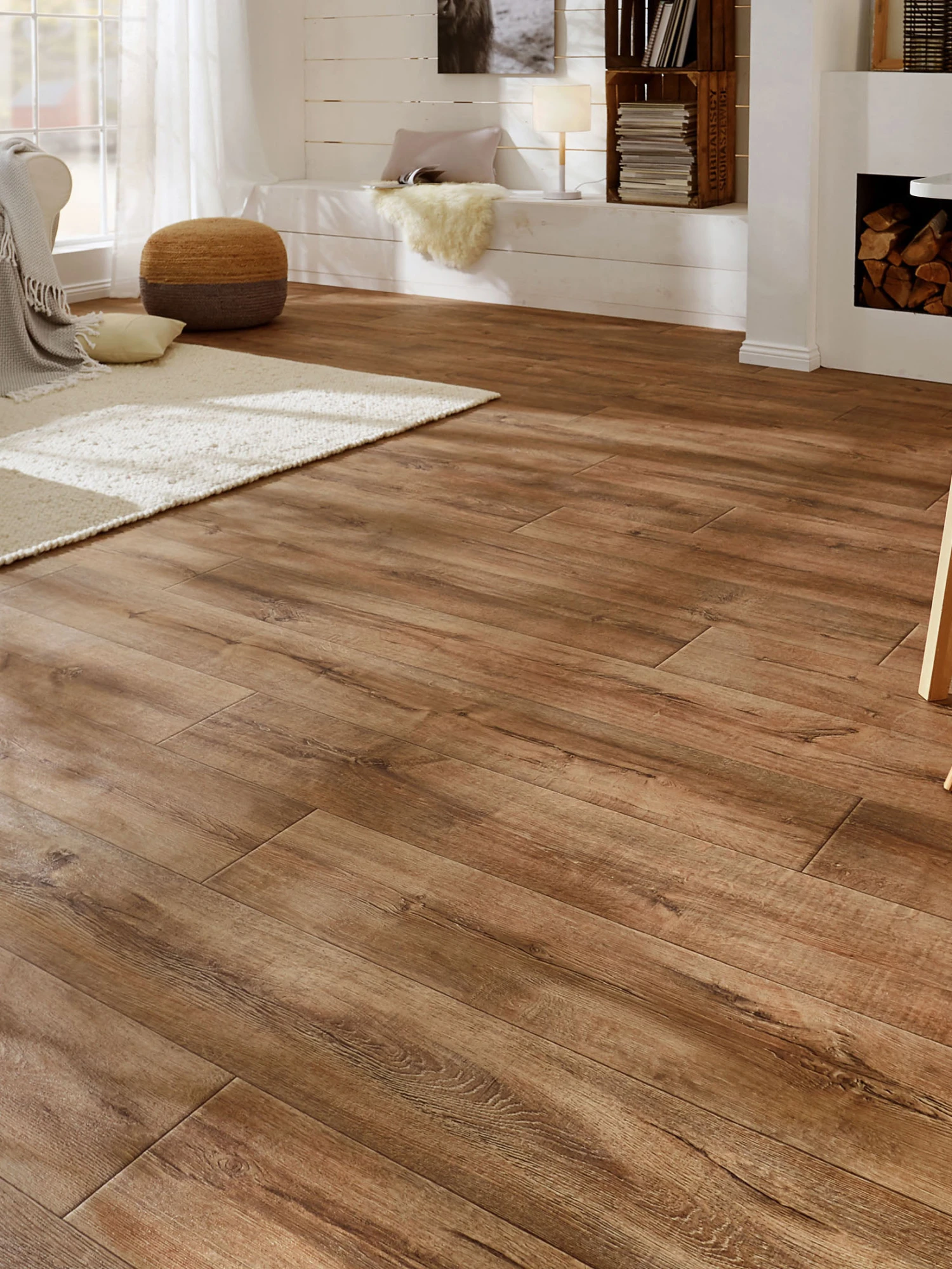 Vinyl-Rollenware, Eiche Rustikal 43 1 Vinyl-Rollenware, Eiche Rustikal 43