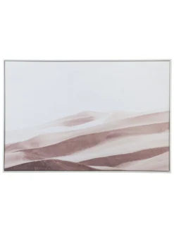 Leinwand-Druck-gerahmt, Hellbeige -Haushaltsgegenstände Geschäft Wueste Druckgerahmt Grau Hellbeige 80x120 pla