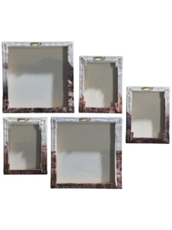 Druck, Hellbraun -Haushaltsgegenstände Geschäft ZufluchtamMeer Leinwandbild Blau Hellbraun 25x25 ruk2